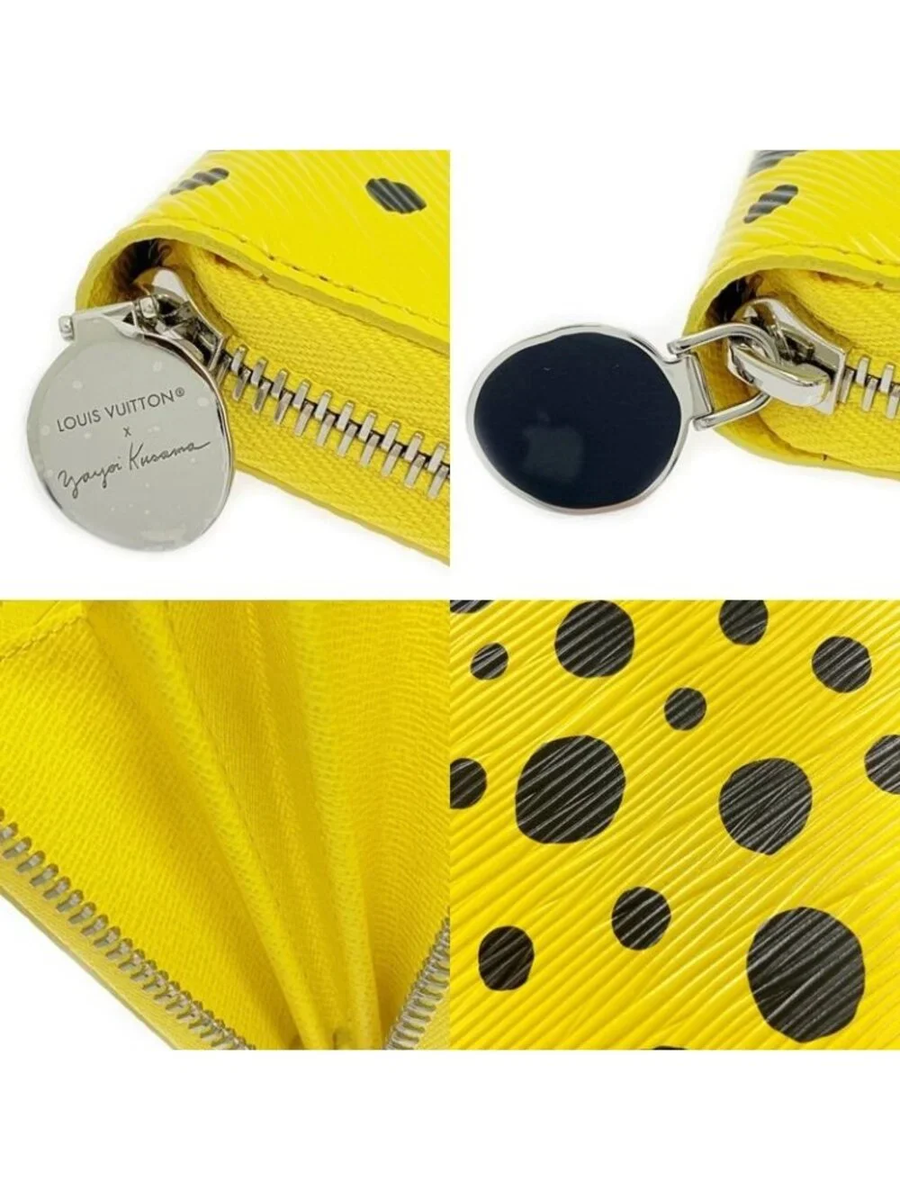 Louis Vuitton Epi Zippy Wallet Yayoi Kusama Jone Noir